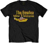 The Beatles | T-shirt officiel du groupe | Nothing Is Real Yellow Submarine, XX-Large, noir