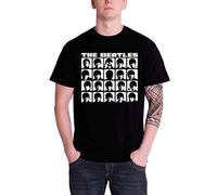The beatles t-shirt pour homme, hard days night faces mono, Noir - Noir, XX-Large