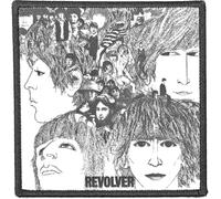 The Beatles - Taille standard - Ecusson thermocollant "Revolver Album Cover" - Polyester RO6630 (Taille unique) (Blanc/Noir)