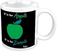 The Beatles - Tasse à café "A Is For Apple Z Is For Zapple" RO13340 (Taille unique) (Blanc/Noir)