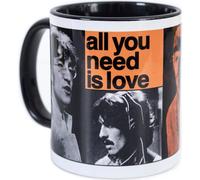 The Beatles - Tasse à café TA12911 (Taille unique) (Blanc/Noir/Orange)