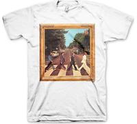 The Beatles Tričko Abbey Road Cover Unisex Blanc 2XL