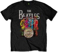 The Beatles Tričko Sgt Pepper Unie Noir S