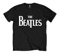 The Beatles Unisex T-Shirt: Drop T (Noir)