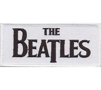 The Beatles White Drop T Logo Official Patch (9cm x 4cm)