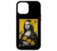 The Beautiful Cute Mona Lisa with Flowers & Birds Graphic Coque pour iPhone 12 Pro Max