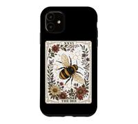 The Bee Carte de Tarot Vintage Motif Floral Cottagecore Botanique Coque pour iPhone 11