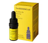 The Beemine Lab - Huile de nuit 25% CBD:CBG (5:1) - isolée - Actifs naturels avec mélatonine, passiflore, mélisse et terpènes - Améliorez votre routine nocturne - 100% végétale et biologique - 5 ml