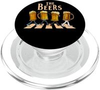 The Beers Abbey Road Parodie Funny Beer Lovers PopSockets PopGrip pour MagSafe