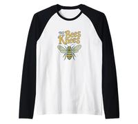 The Bees Knees Funny Bee Pun Printemps Été Buzz Manche Raglan