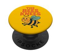 The Bees Knees Funny Bee Pun Printemps Été Buzz PopSockets PopGrip Adhésif