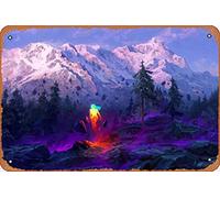 The Beginning Of The End Magic and Fantasy Abstract and Surreal Nature and Landscapes Classic Man Cave Wall Art Decor 20,3 x 30,5 cm Métal Sign Sign Poster