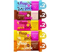 The BEGINNINGS Flapjack à l’avoine Mix box 5 saveurs x 2 barres - 10 x 60 g (600 g) - barres d’avoine, barre de céréales - vegan, sans gluten - riche en fibres