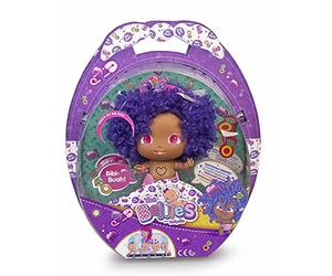 The Bellies From Bellyville Famosa 700015797 Poupée Interactive Bibi-Buah la Bellie aux Cheveux Violets