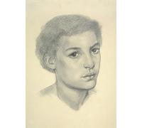 The Beloved - Affiche « Study for the Black Girl » de Dante Gabriel Rossetti (45,7 x 61 cm)