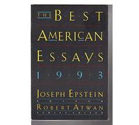 The Best American Essays, 1993