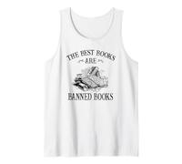 The Best Books are Banned Books Literature Read Lover Débardeur