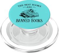 The Best Books are Banned Books Literature Read Lover PopSockets PopGrip pour MagSafe