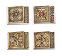 The Best Card Company MQ4609OCB-B3x4 Lot de 12 cartes vierges avec enveloppes 10,2 x 13 cm