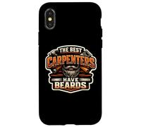 The Best Carpenters Have Bearded Woodworker Funny Fun Coque pour iPhone X/XS