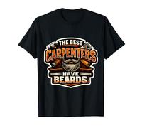 The Best Carpenters Have Bearded Woodworker Funny Fun T-Shirt