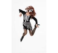 THE BEST COSTUME Déguisement de squelette pour femme pour Halloween Taille 44
