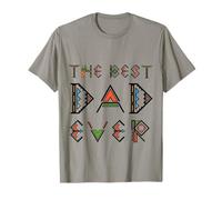 The Best Dad Ever - Black Afro American Dads T-Shirt
