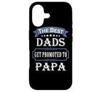 The Best Dads Get Promoted to Papa Father's Day New Grandpa Coque pour iPhone 17