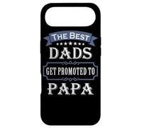The Best Dads Get Promoted to Papa Father's Day New Grandpa Coque pour iPhone Air