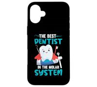 The Best Dentist in The Molar System Coque pour iPhone 16 Plus