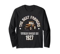 The Best Farmers Were Born in 1927 Cadeau d'anniversaire années 1920 Manche Longue