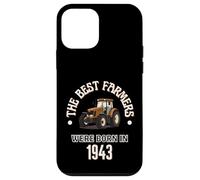 The Best Farmers Were Born in 1943 Cadeau d'anniversaire années 1940 Coque pour iPhone 12 Mini