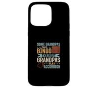 The Best Grandpas Play Accordéon Accordéons Musicien Grandpa Coque pour iPhone 15 Pro Max