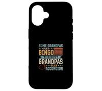 The Best Grandpas Play Accordéon Accordéons Musicien Grandpa Coque pour iPhone 16