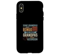 The Best Grandpas Play Accordéon Accordéons Musicien Grandpa Coque pour iPhone X/XS
