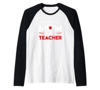 The Best Kind of Mom Raises a Teacher Funny Mother's Day Manche Raglan