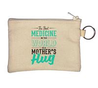 The Best Medicine in The World is A Mother's Hug Porte-monnaie Beige