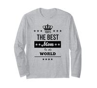The Best Mom In The World Mother's Day for Mum Moms Mother Manche Longue