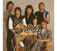 The Best Of Survivor Orange & Red Swirl Poster