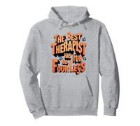 The Best Therapist Has Fur and Four Legs Animal Dog Love Sweat à Capuche
