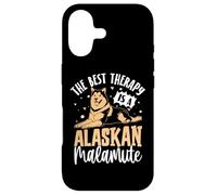 The Best Therapy is A Alaskan Malamute Coque pour iPhone 17