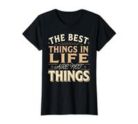The Best Things in Life are Not Things Grateful Mindset T-Shirt Graphique avec Valeur