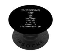 « The Best Things In Life Start With The Letter S » - Drôle PopSockets PopGrip Adhésif