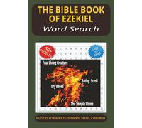The Bible Book of Ezekiel Word Search Puzzle Book: Word Searches with Easy to Read Print about The Bible Book of Ezekiel, Songs of Sorrow, The City’s ... Gift for Vacations, Holidays and Free
