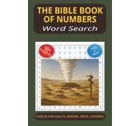 The Bible Book of Numbers Word Search Puzzle Book: Word Searches with Easy to Read Print about The Bible Book of Numbers, Wilderness Journey, Trials ... Gift for Vacations, Holidays and Free Time