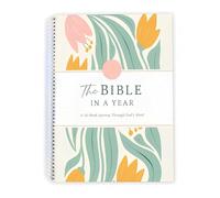 The Bible In A Year for Women : 52 Week Devotional with Spiral Reliure - NIV Study Journal & Reflective Questions - Compact A5/A4 Format A5