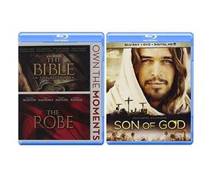 The Bible: In the Beginning / The Robe / Son of God Blu Ray Collection