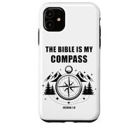 The Bible is My Compass - Joshua 1:8 Christian Faith Camping Coque pour iPhone 11