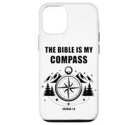 The Bible is My Compass - Joshua 1:8 Christian Faith Camping Coque pour iPhone 12/12 Pro