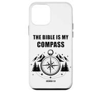 The Bible is My Compass - Joshua 1:8 Christian Faith Camping Coque pour iPhone 12 Mini